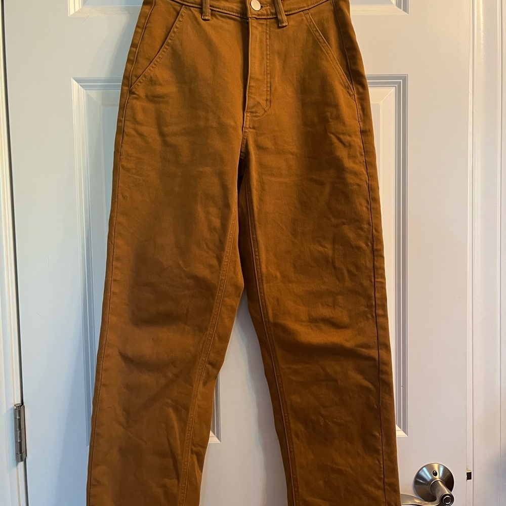 everlane the straight leg crop pant size 00